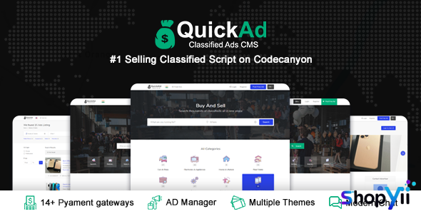 Quickad Classified v8.6 - Classified Ads CMS PHP Script - nulled