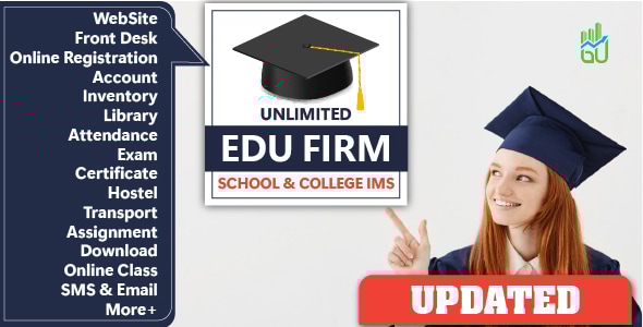 Unlimited Edu Firm School & College Information Management System v2.0