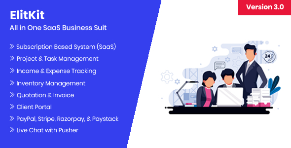 ElitKit v1.0 - All In One SaaS Business Suit