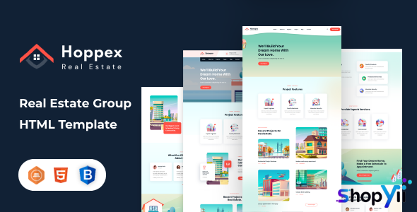 Hoppex - Real Estate and Architect HTML Template