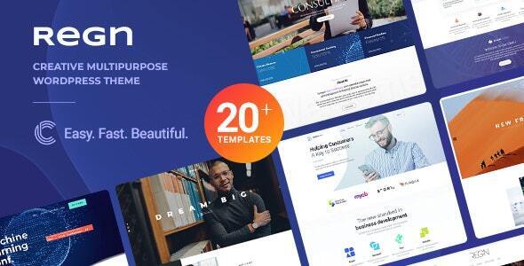 Regn v1.2.3 - Modern Multi-Purpose WordPress Theme