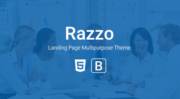 Razzo - Multipurpose Responsive Bootstrap Landing page