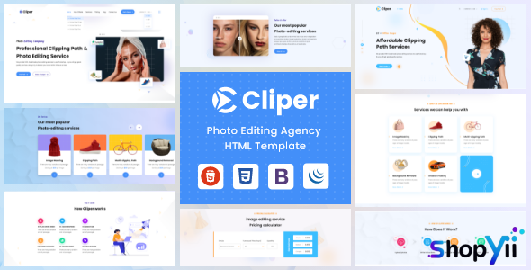 Cliper - Image Editing Agency HTML Template