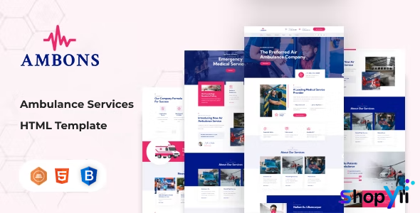 Ambons - Ambulance Service HTML Template