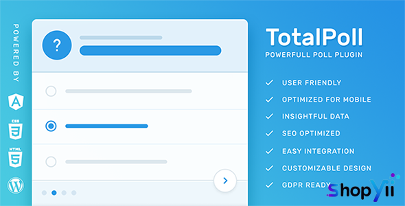 TotalPoll Pro v4.1.2 - WordPress Poll Plugin