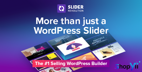 Slider Revolution v6.1.7 - Responsive WordPress Plugin