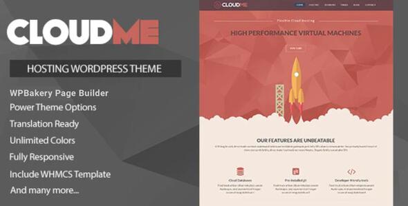 Cloudme Host v1.1.3 - WordPress Hosting Theme + WHMCS