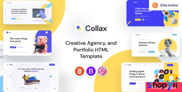 Collax - Creative Agency And Portfolio HTML5 Template
