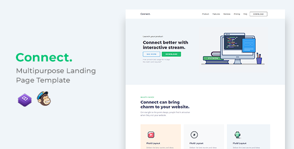 Connect v1.0 - Multipurpose Landing Page Template