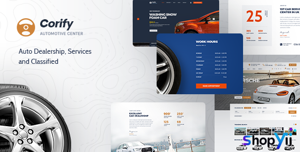 Corify v1.0.9 - WordPress Car Listings & Dealership Theme