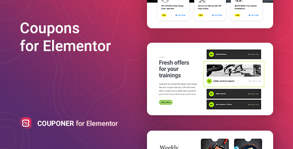 Couponer v1.0.0 - Discount Coupons for Elementor
