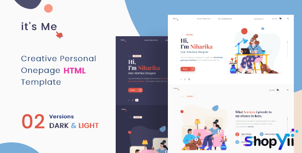 itsme - Personal Portfolio HTML