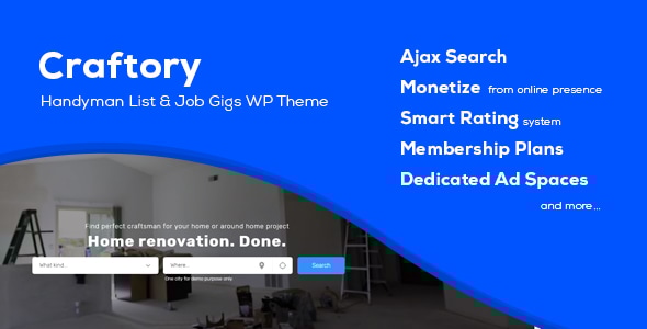 Craftory v2.0.1 - Directory Listing Job Board Theme