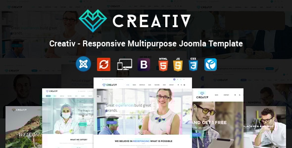 Creativ v2.0 - Responsive Multipurpose Joomla Template