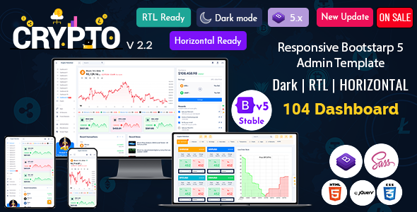 Cryptio Tokenizer v1.0 - Crypto Currency Admin Template