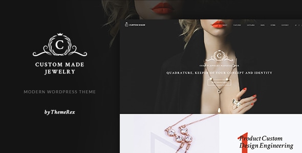 Custom Made v1.1.8 - Jewelry Manufacturer and Store WordPress Theme