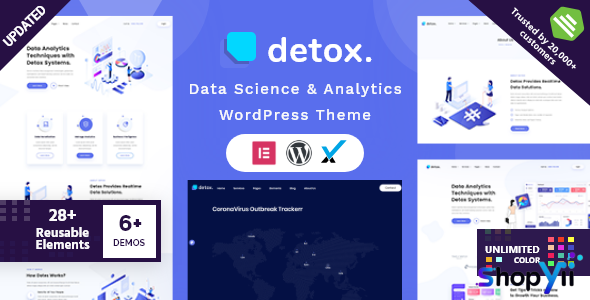 Detox v1.7 - Data Science & Analytics WordPress Theme