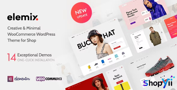 Elemix v1.2.4 - Modern & Creative Elementor WooCommerce Theme
