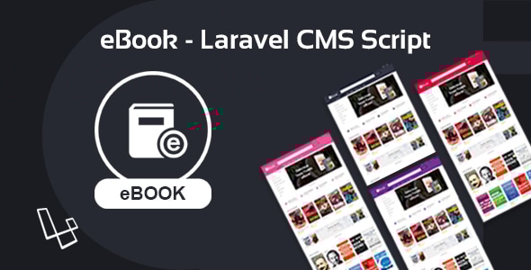 eBook v2.0.1 - Laravel CMS Script
