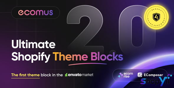 Ecomus v1.6.1 - Ultimate Shopify OS 2.0 Theme