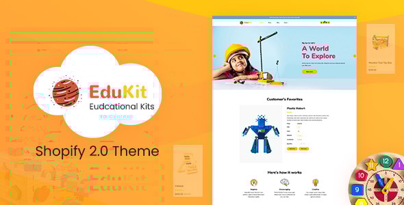 Edukit v1.0 - Educational Toys Store Shopify Theme