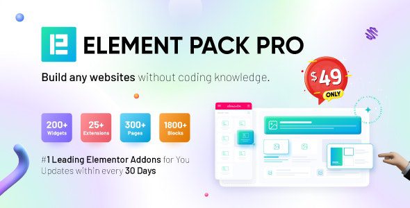 Element Pack 7.21.0 – Addon for Elementor Page Builder WordPress Plugin
