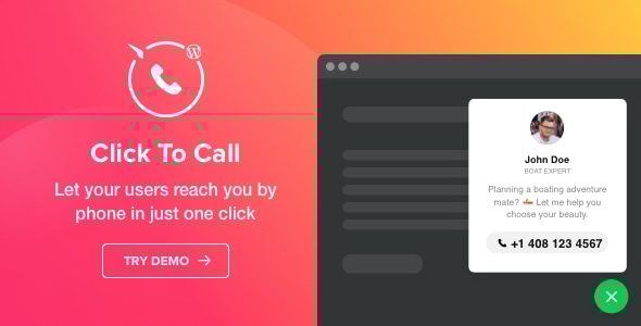 Click to Call v1.2.0 - Call Button plugin for WordPress