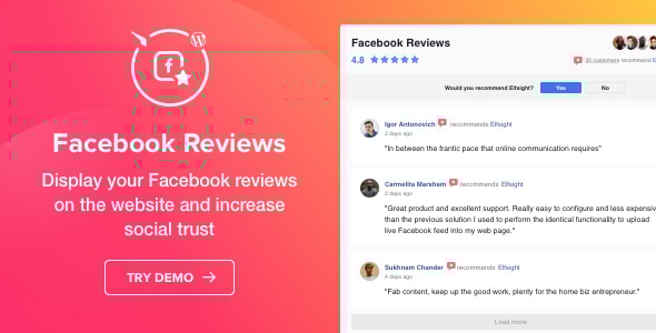 Facebook Reviews v1.2.0 - Facebook Reviews plugin