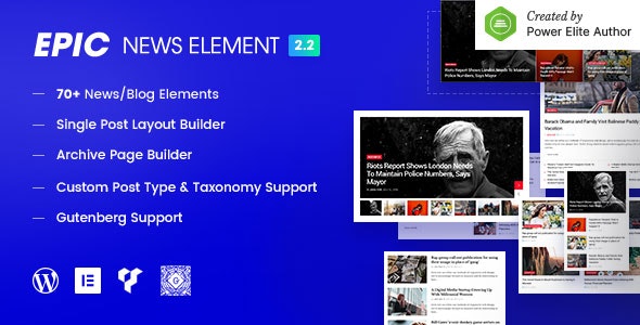 Epic News Elements v2.2.5