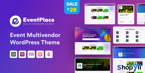 Eventplace v1.1.6 - Multivendor Event Management WordPress Theme