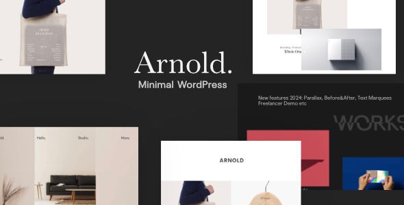 Arnold v1.8.6 - Minimal Portfolio WordPress Theme