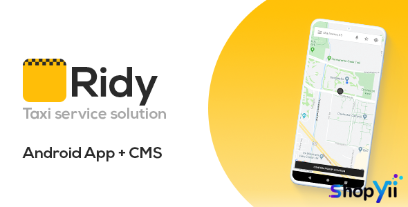 Taxi application Android solution + Dashboard v3.0.7
