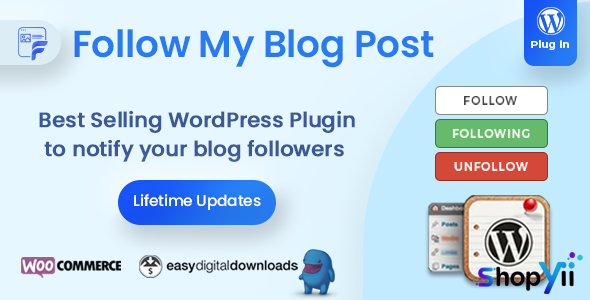 Follow My Blog Post WordPress Plugin v1.9.17