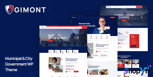 Gimont v1.1.1 - City Government WordPress Theme