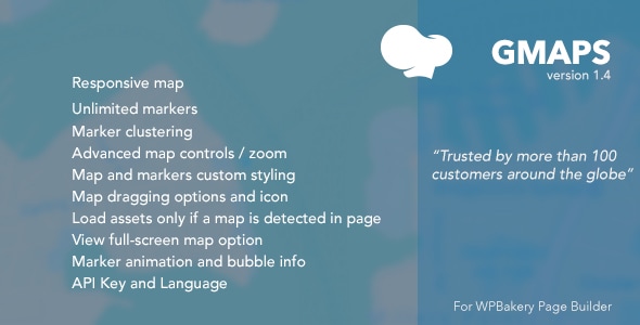GMAPS for WPBakery Page Builder (Visual Composer) v1.6