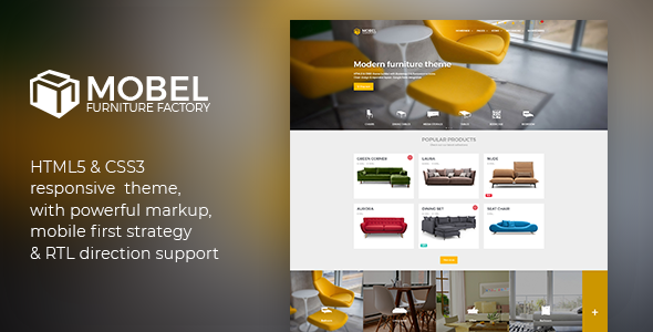 Mobel v1.0 - Furniture HTML Template