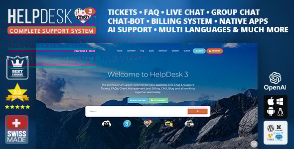 HelpDesk v3.5 - The professional Support Solution - nulled
