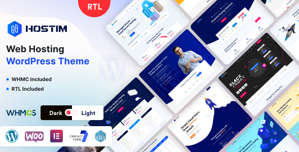 Hostim v4.2.0 - Web Hosting WordPress Theme with WHMCS