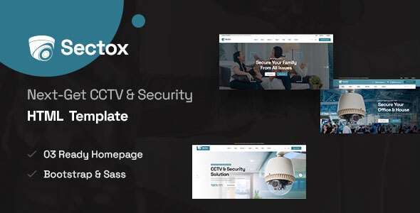 Sectox v1.0 - CCTV & Security HTML Template