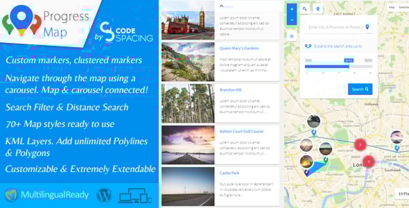 Progress Map WordPress Plugin v5.6.1
