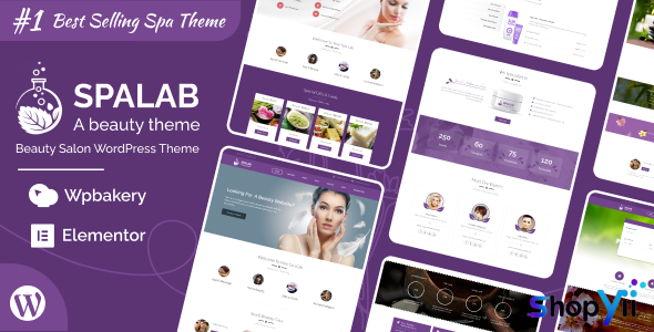 Spa Lab v5.2 - Beauty Salon WordPress Theme