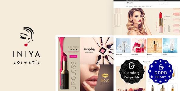 Iniya v2.2 - Cosmetic WordPress Theme