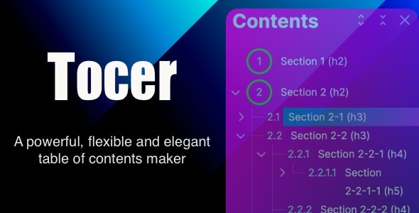 Fixed TOC v3.1.17 - table of contents for WordPress plugin