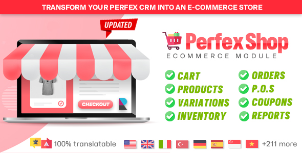 Perfex Shop v1.0 - Sell your Products and Services with Inventory Management and Point Of Sale