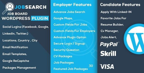 JobSearch 2.9.0 – Job Board WordPress Plugin