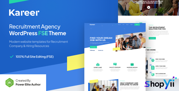 Kareer v1.0.0 - Human Resource & Recruitment Agency FSE WordPress Theme