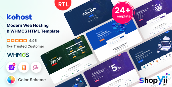 Kohost v6.0.0 – Modern Web Hosting & WHMCS Template