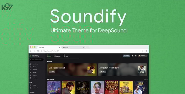 Soundify v1.3 - The Ultimate DeepSound Theme