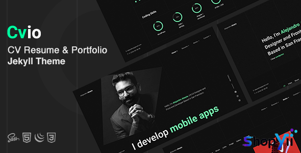 Cvio v1.0 - CV Resume & Personal Portfolio Jekyll