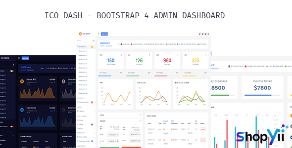 Ameen - Bootstrap Admin Dashboard HTML Template